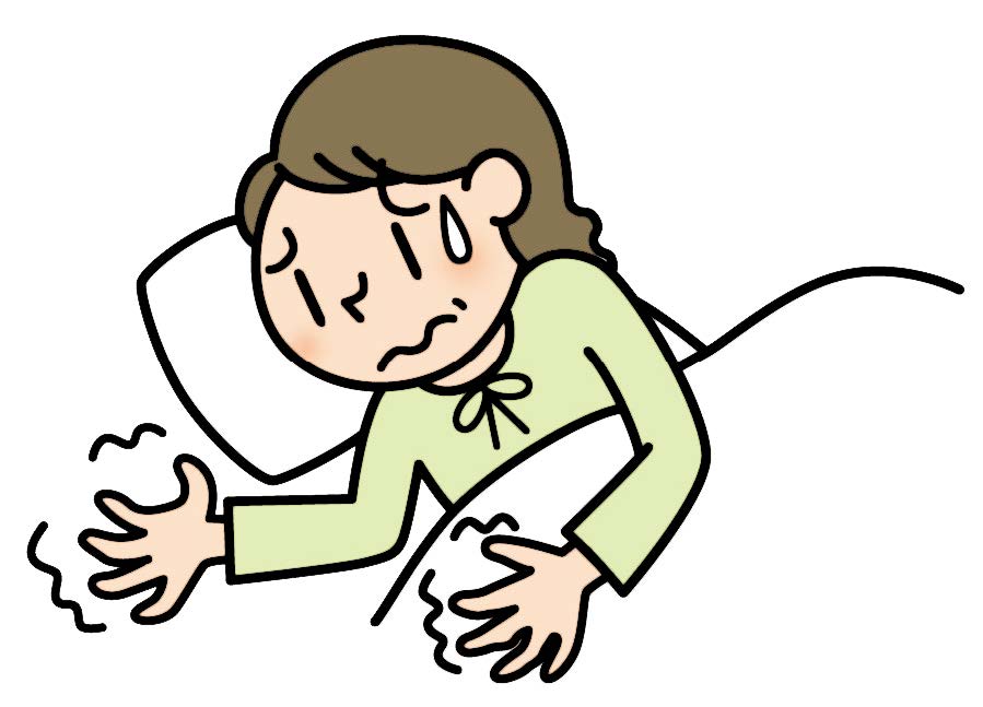 関節リウマチの初期症状。朝起きた時の関節のこわばり