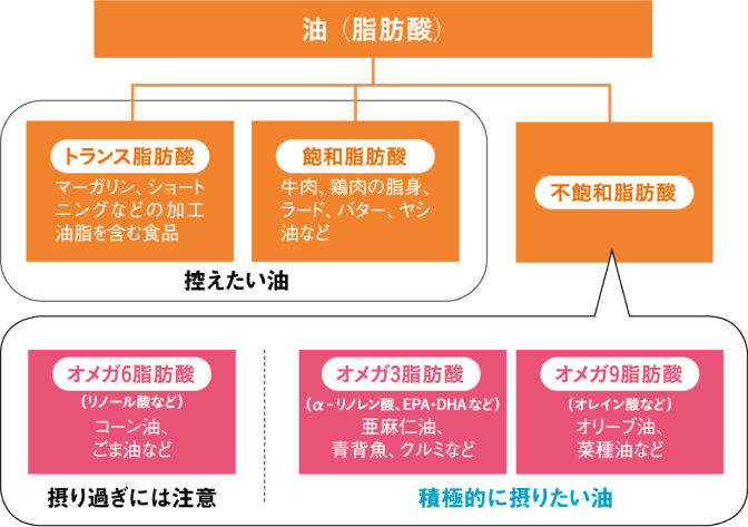 脂肪酸の種類