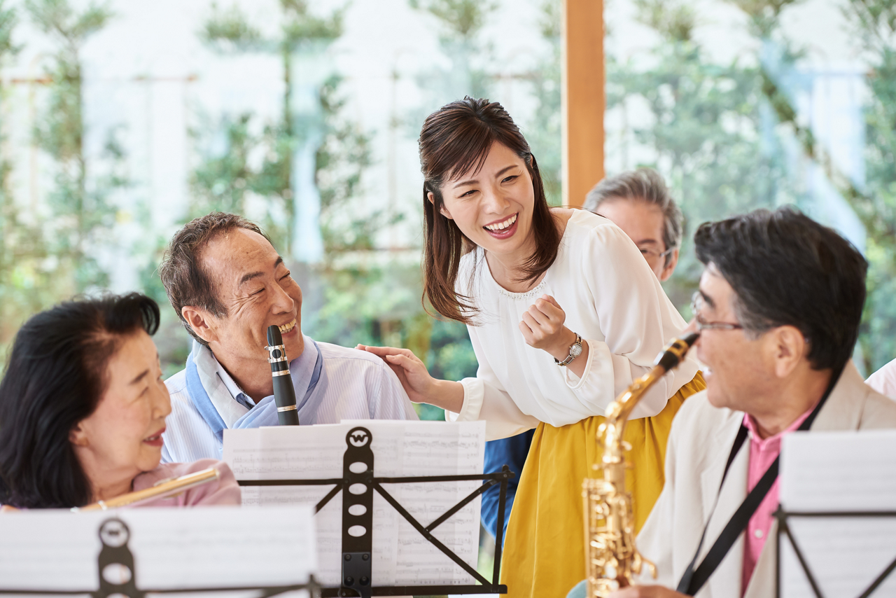 健康寿命を延ばす「生きがい、人とのつながり」のポイントのイメージ画像