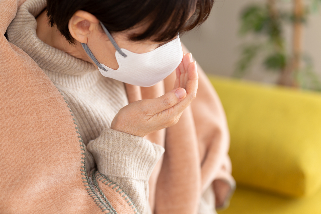 呼吸器感染症に感染した人物のイメージ画像