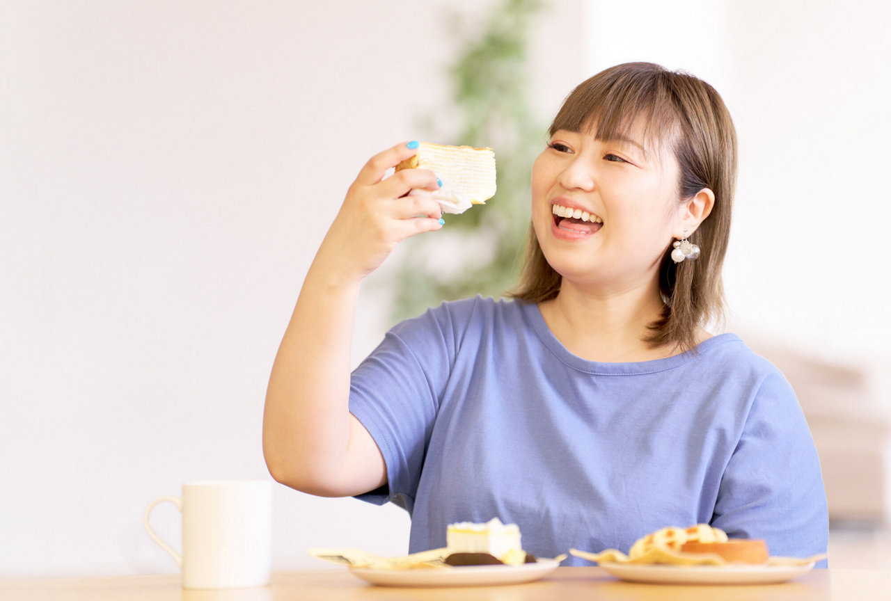 「甘い物は別腹」のイメージ画像