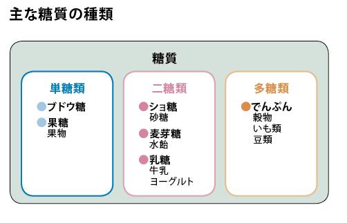 主な糖質の種類