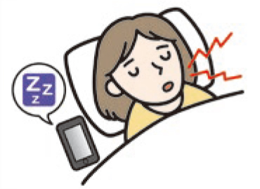 「睡眠アプリ」で自分のいびきをチェック