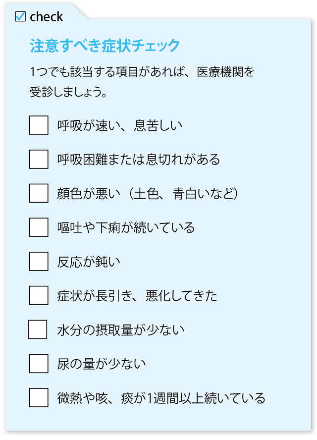 インフルエンザ_注意すべき症状チェック