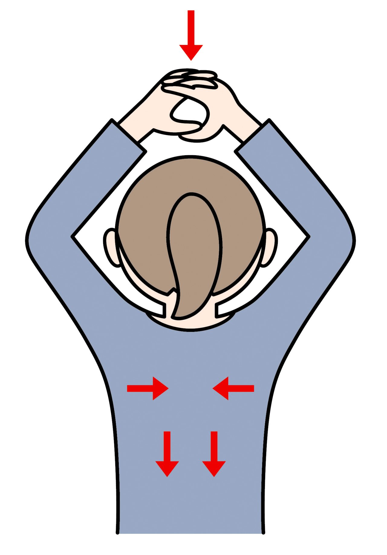 首から背中、胸の筋肉を緩めて、首にかかる張力を減らす首こり対策ストレッチ。ゼロ筋トレ