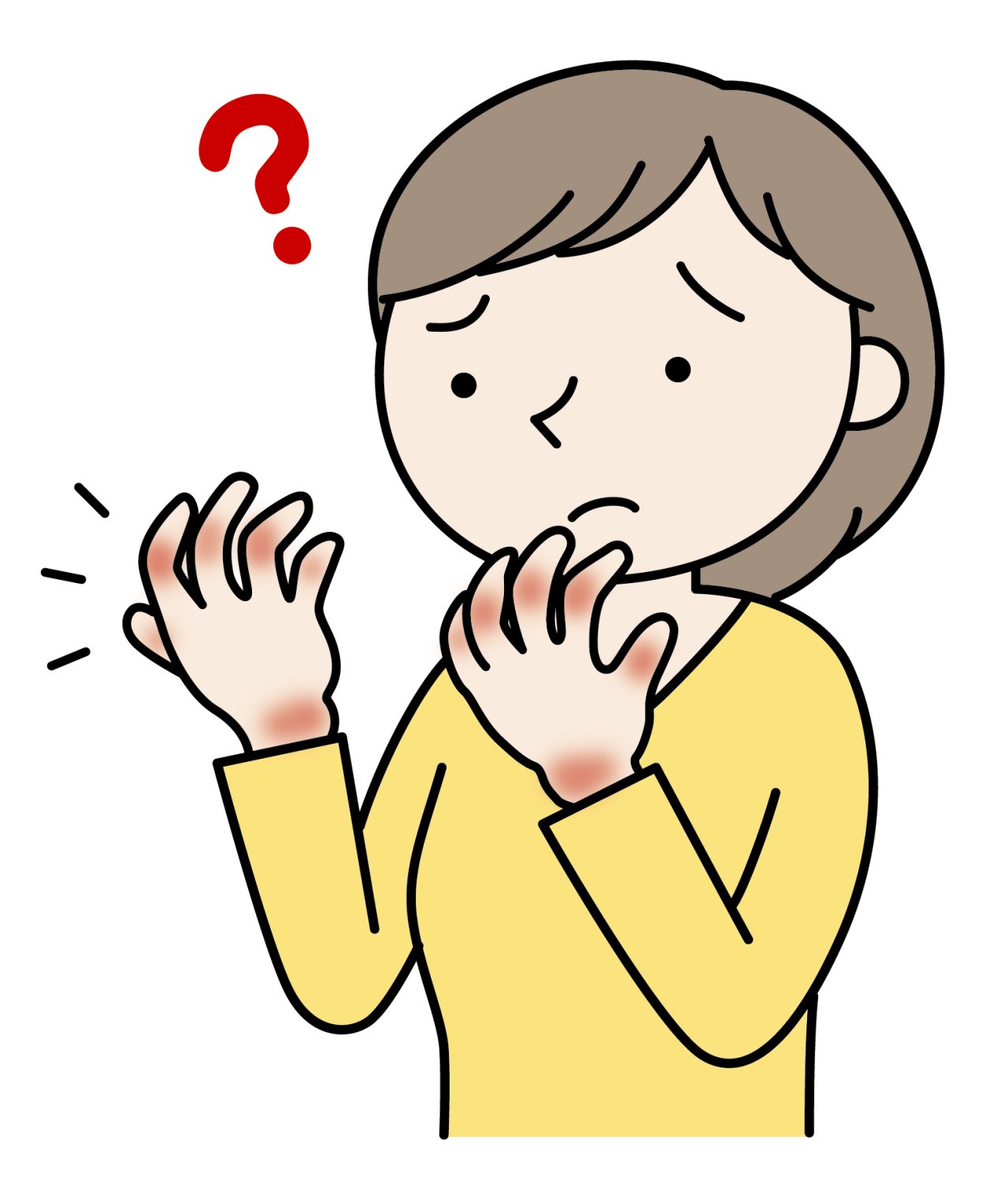 大人のりんご病（伝染性紅斑）は、自分がりんご病だと気づかないケースもある。