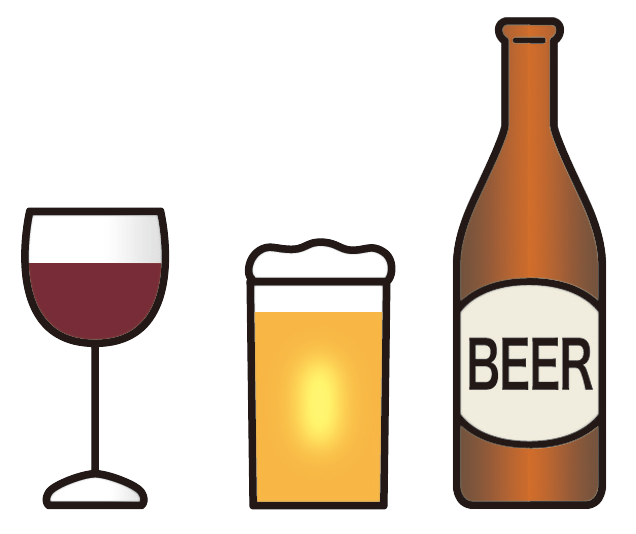 アルコール・お酒のイメージイラスト