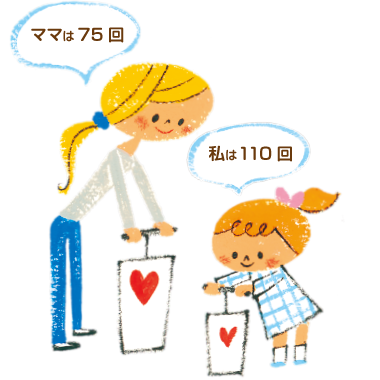 子どもは大人よりも心拍数が多い