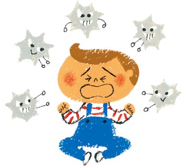 子どもは病気にかかりやすい